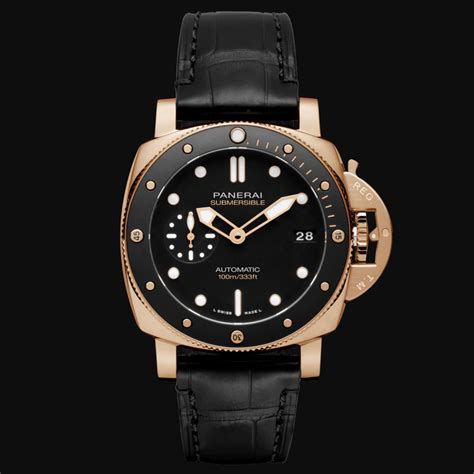 panerai submersible 42|panerai underwater goldtech 42mm.